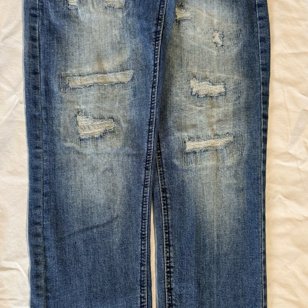 Refinery Republic Men's Distressed Blue Jeans